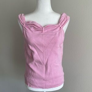 Dana Buchman Pink Over the Shoulder Women's Top Size L